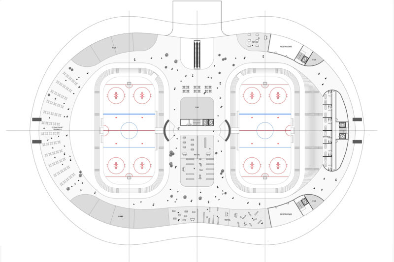 Ice Hockey stadium
